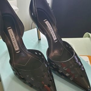 Charles David black heels
